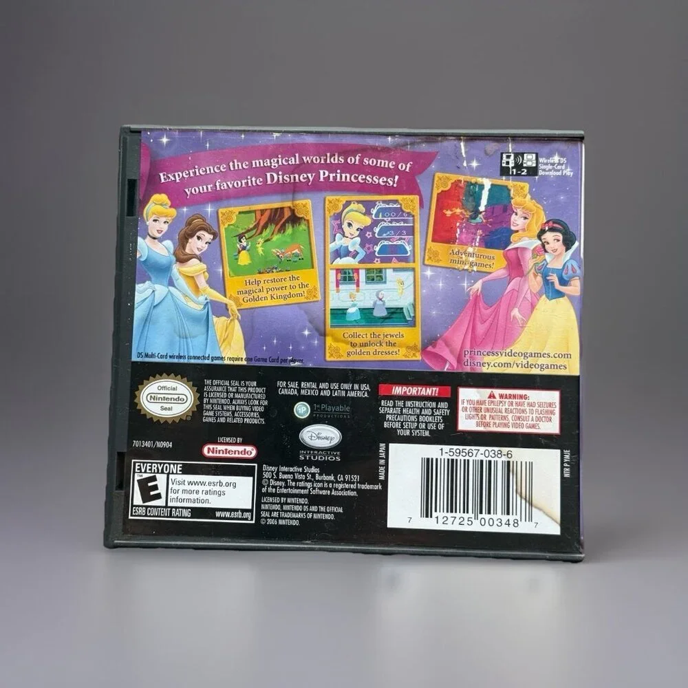 Disney Princess: Magical Jewels (Nintendo DS, 2007) Case & Manual Only NO GAME!!